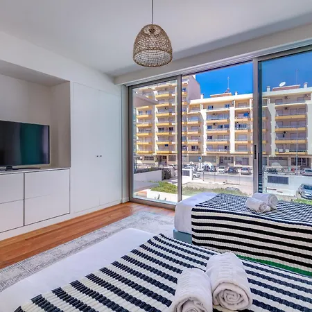 Cond Bayline - Blue Horizon - - Pool - Gym - Enguia - By Bedzy Apartman Armação de Pêra
